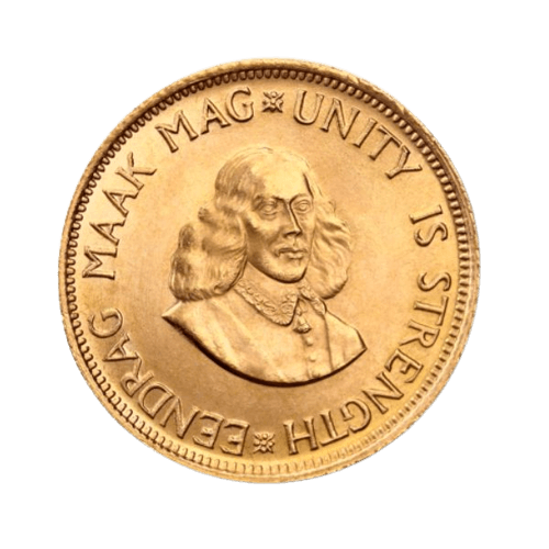 7.99 гр. Златна Монета 2 Ранда Южна Африка 1961-1983