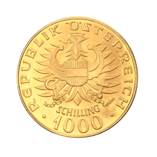 Златна Монета 1000 Шилинга Бабенбергер