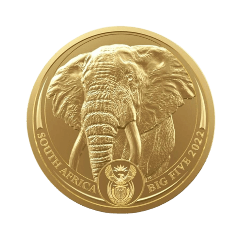 31.1 гр. Златна Монета 'Големите 5' Слон Южна Африка