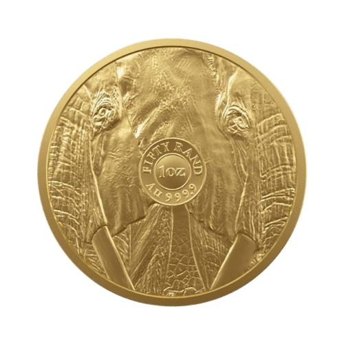 1 toz. Златна Монета 'Големите 5' Слон Южна Африка