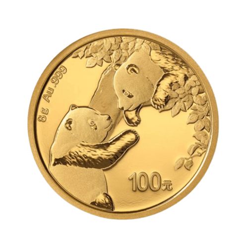 8 гр. Златна Монета Панда 2023