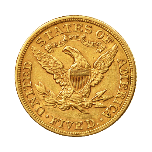 5 Златни Американски Долара Liberty Head 1839-1908