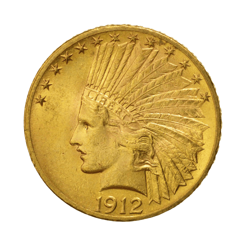 Златна Монета 10 Американски Долара Indian Head 1908-1933 16.71 гр.