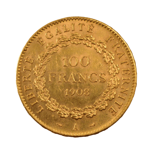100 Златни Франка Гениус 1871-1913