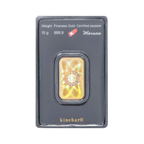 Златно Кюлче 10 гр. Argor Heraeus Холограмна Защита