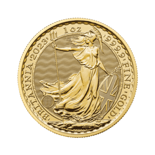 31.1 гр. Златна Монета Коронационна Британия Чарлз III 2023