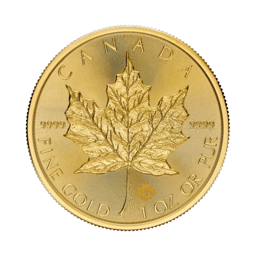 31.1 гр. Златна Монета Канадски Кленов Лист 2024