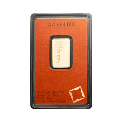 10 гр. Златно Кюлче Valcambi