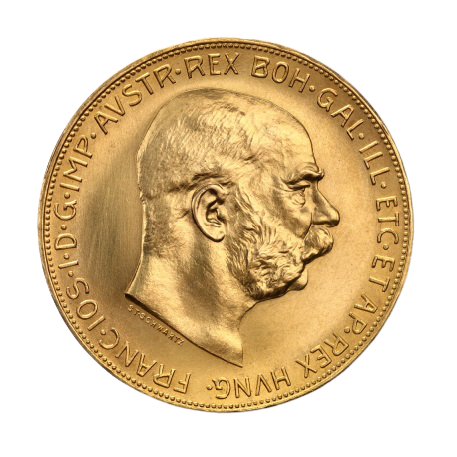 Златна Монета 100 Корони Франц- Йосиф I Австрия 1915