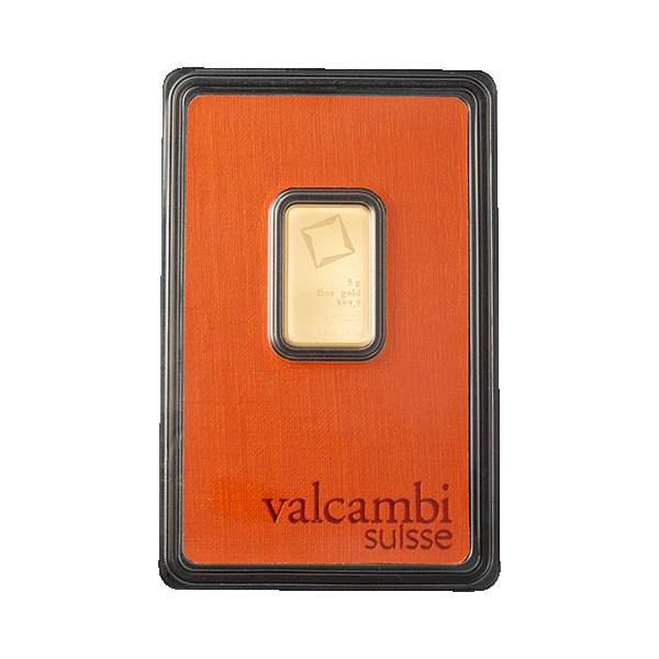 5 гр. Златно Кюлче Valcambi Швейцария