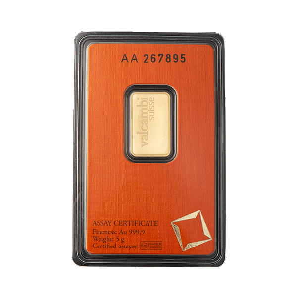 5 гр. Златно Кюлче Valcambi