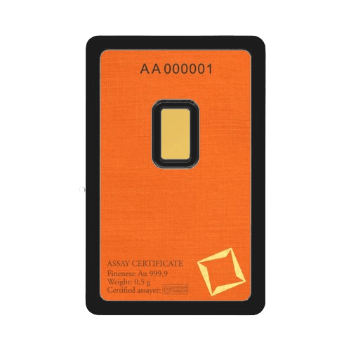 Златно Кюлче 0.5 гр. Valcambi Швейцария