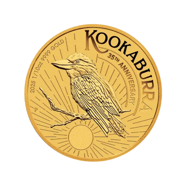 3.11 гр. Златна Монета Австралийска Кукабура 35 Годишнина 2025