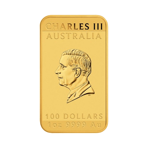 Правоъгълна Златна Монета 1 toz. Дракон 2025