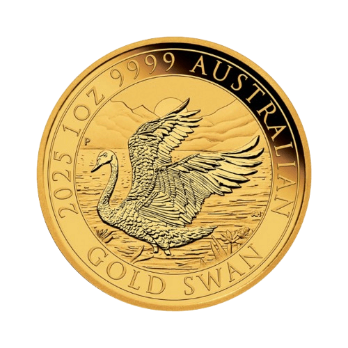 Златна монета 1 oz лебед Австралия 2025