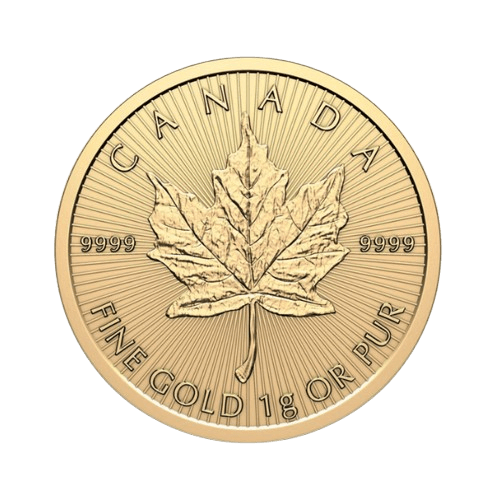 1 грам златна монета maple leaf 2026