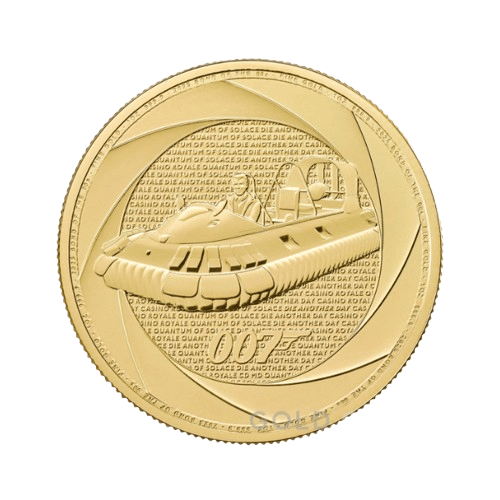 1 унция златна монета Лодката на Бонд 0-те 2025