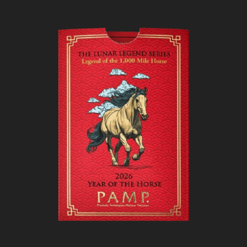 златно кюлче за подарък 5 грама pamp кон 2026 1000 мили