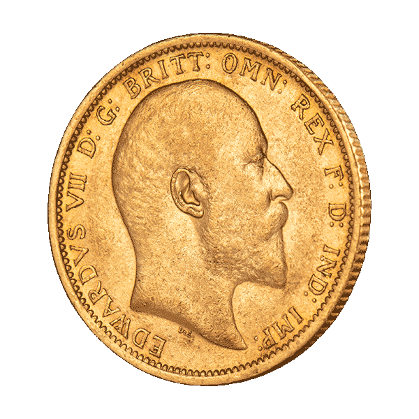 7.99 гр. Златна Монета Суверен Едуард VII 1902-1910