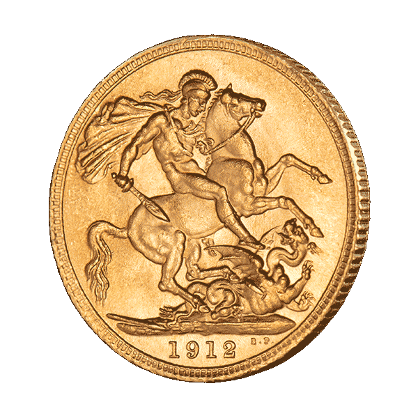 7.99 гр. Златен Британски Суверен Джордж V 1911-1932