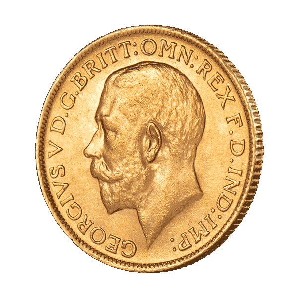 7.99 гр. Златна Монета Британски Суверен Джордж V 1911-1932