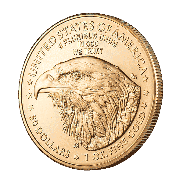 Златна Монета 33.93 гр. Американски Орел нов дизайн