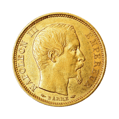 10 Златни Франка Наполеон III 1854-1860