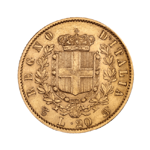 20 Лири Емануеле II 1861-1878