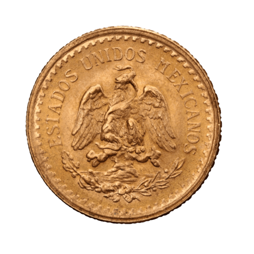 2.5 Златни Мексикански Песо Идалго 1918-1948