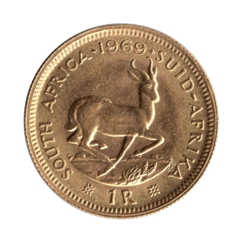 Златна Монета 1 Ранд Южна Африка 1961-1983 3.99 гр.
