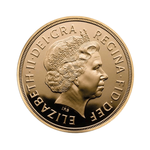 Златна Монета 7.99 гр. Британски Юбилеен Суверен Елизабет II 2012