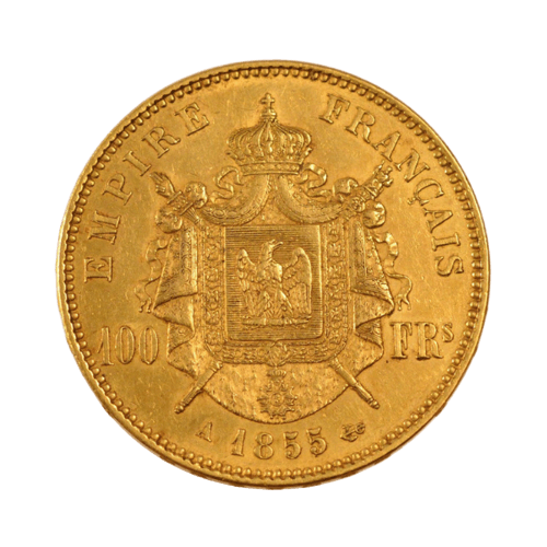 100 Златни Франка Наполеон III 1855-1859