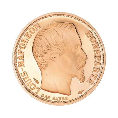 Златна Монета 20 Френски Франка 6.45 гр. Луи-Наполеон Бонапарт III 1991-1993