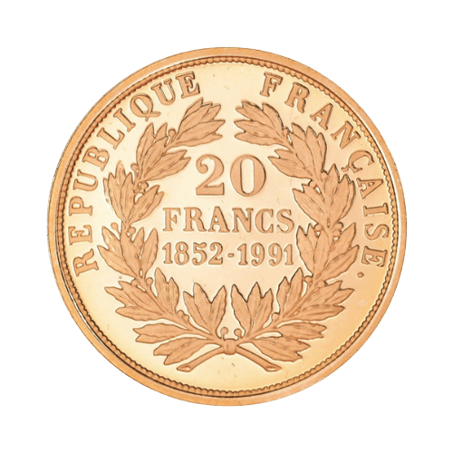 20 Златни Франка Луи-Наполеон Бонапарт III 1991-1993