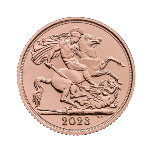 1/2 Британски Коронационен Суверен Чарлз III 2023
