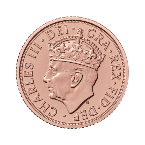 15.98 гр. Златна Монета Двоен Коронационен Суверен Чарлз III 2023