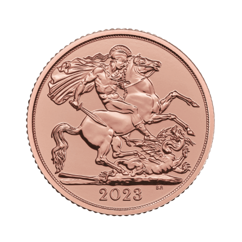 15.98 гр. Двоен Суверен Чарлз III 2023 Коронационен