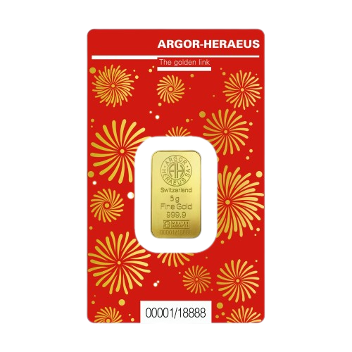 5 гр. Лунар Дракон 2024 Argor-Heraeus