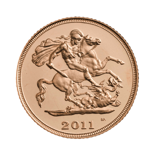 7.99 гр. Златен Британски Суверен Елизабет II 1998- 2015