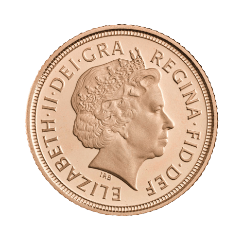 Златна Монета 7.99 гр. Британски Суверен Елизабет II 1998-2015