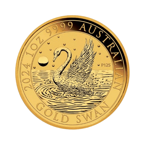 31.1 гр. Златна Монета Лебед Австралия 2024