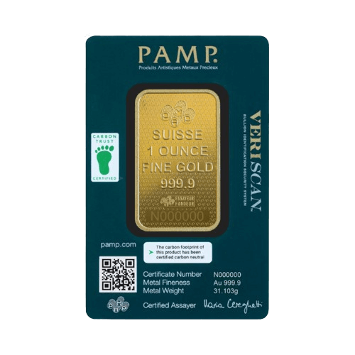 Златно Кюлче 31.1 гр. Pamp Fortuna Швейцария 45-годишнина