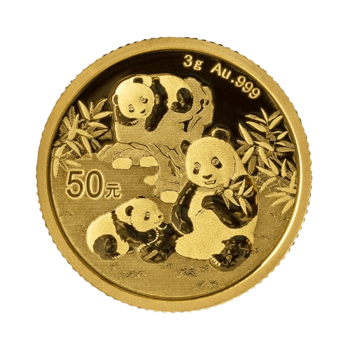 3 гр. Златна Монета Панда 2025