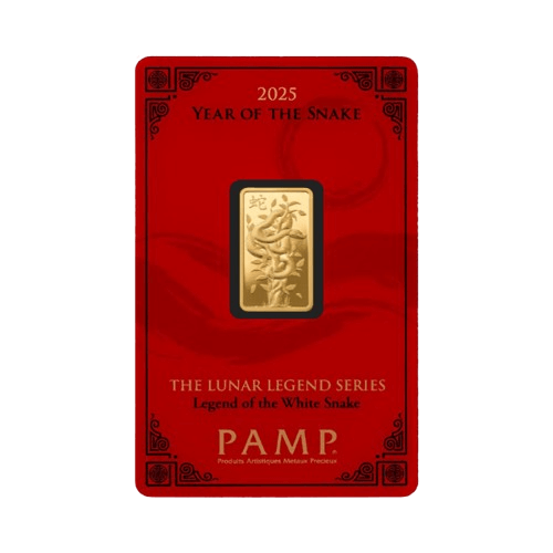 5 гр. Златно Кюлче Pamp Лунар Бяла Змия 2025
