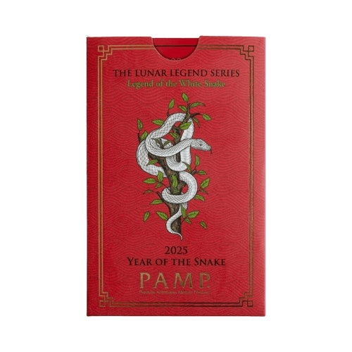Златно Кюлче 5 гр. Pamp Швейцария Лунар Бяла Змия