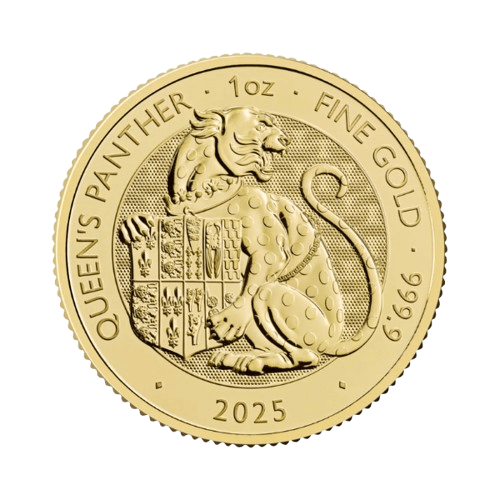 Златна Монета 31.1 гр. Зверовете на Тюдорите Пантерата на Кралицата 2025