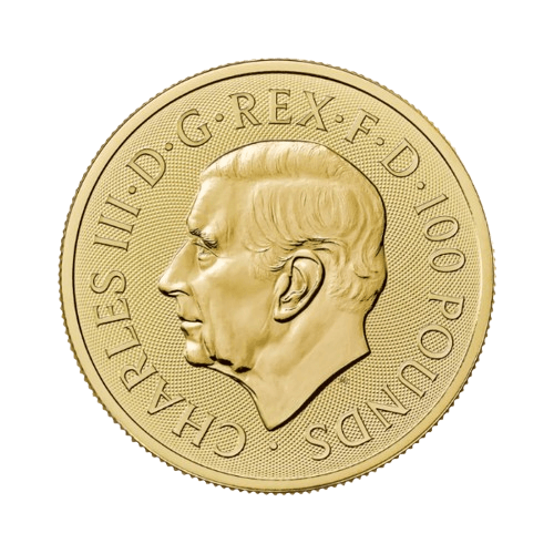 Златна Монета Зверовете на Тюдорите 1 toz. Пантерата на Кралицата 2025