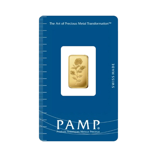5 гр. Златно Кюлче Pamp Роза Швейцария