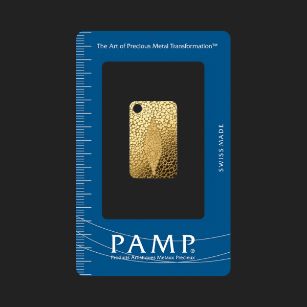 Златно Кюлче 10 гр. медальон Pamp Кожа на Скат