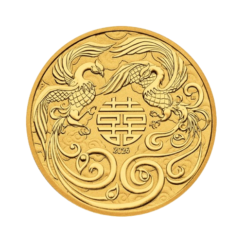 1 унция златна монета двоен феникс 2026 perth mint австралия